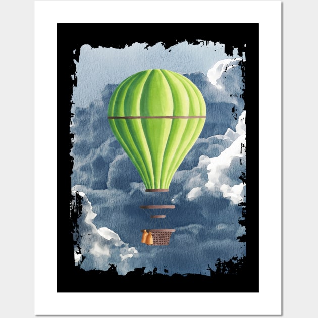 Hot Air Balloon Wall Art by PallKris